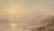 Sanford Gifford Morning on the Hudson oil on canvas